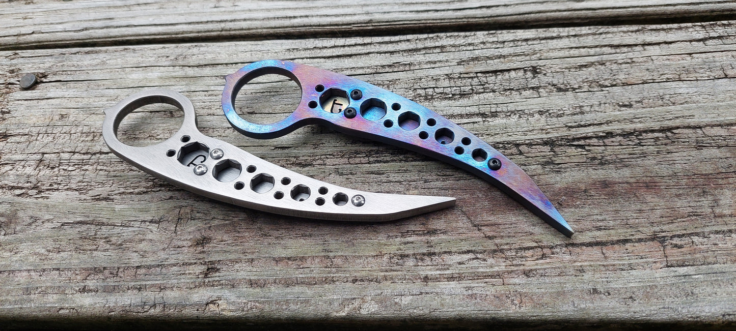 Teale Designs Tools Titanium Clench Wrench Pry Bar