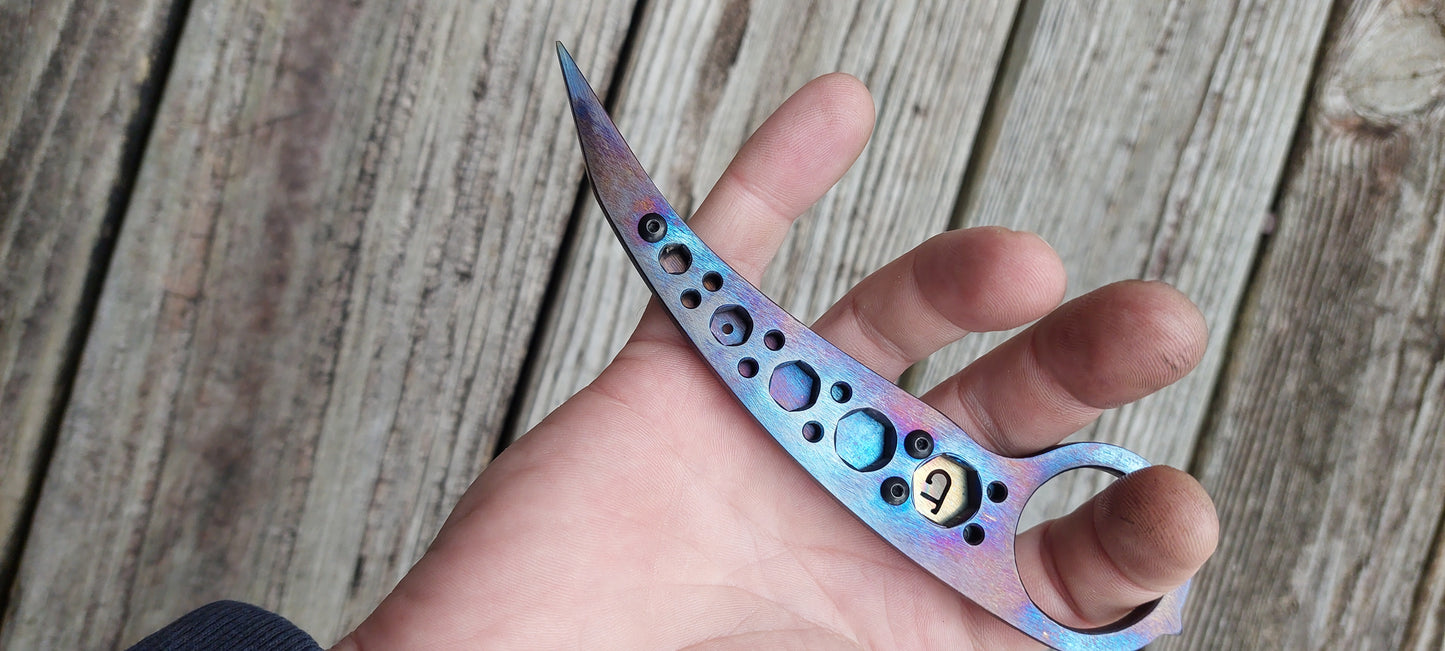 Teale Designs Tools Titanium Clench Wrench Pry Bar