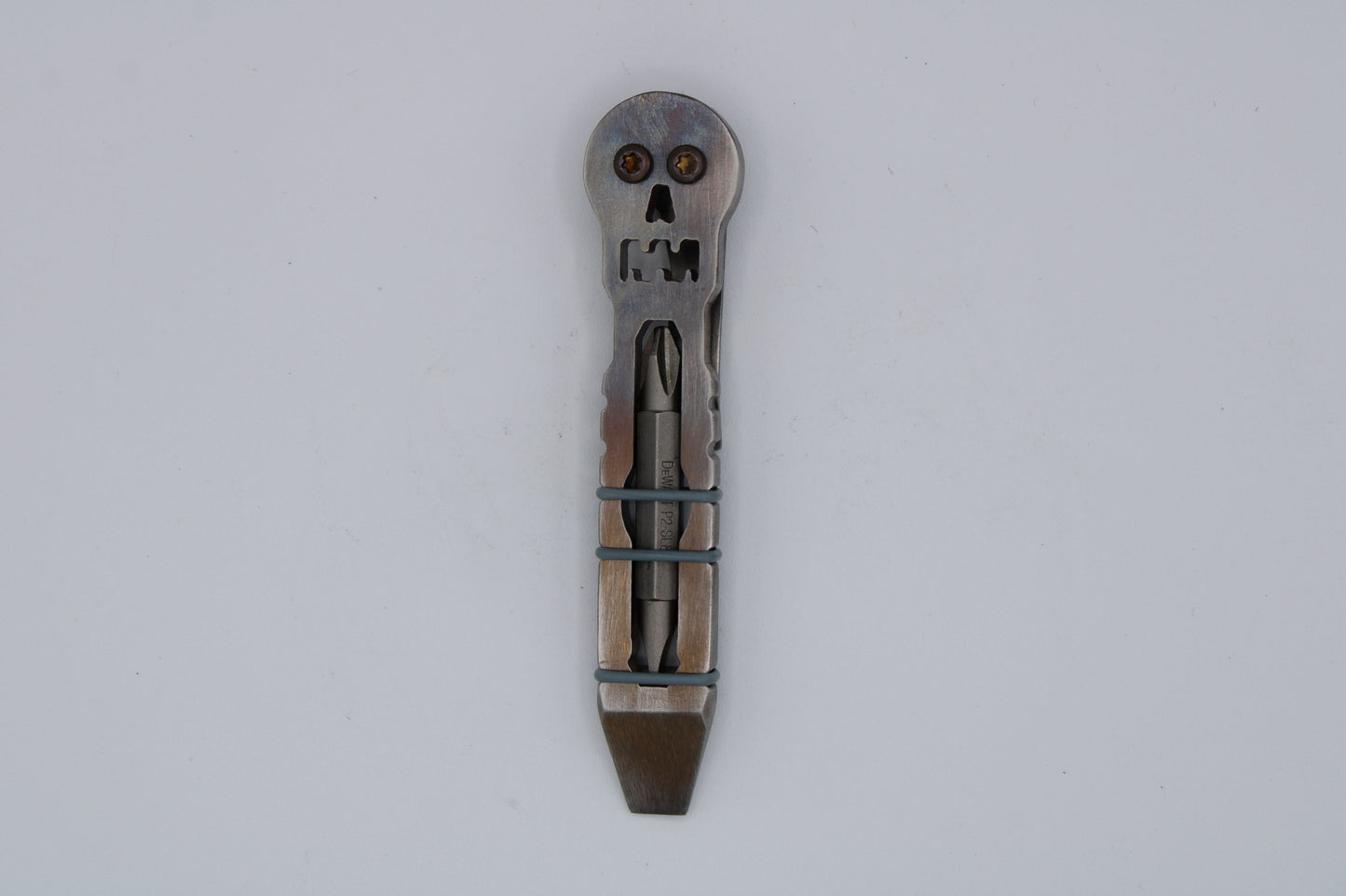Teale Designs Tools Stainless Skull Pry - Gun Metal