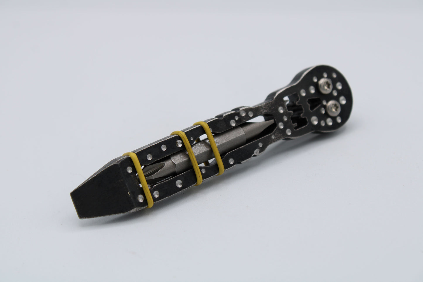 Teale Designs Tools Stainless Skull Pry - Infected Black Oxide