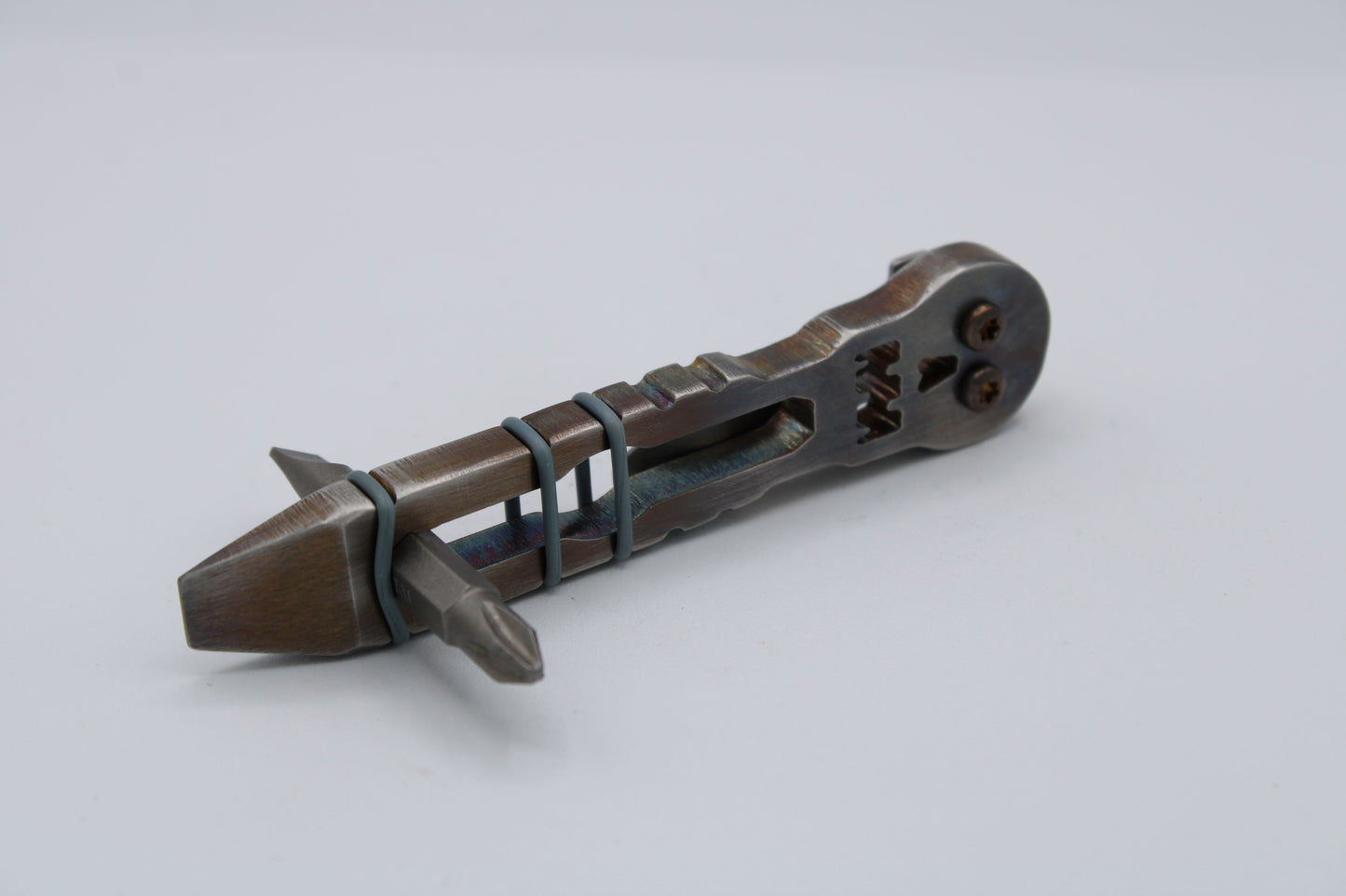 Teale Designs Tools Stainless Skull Pry - Gun Metal