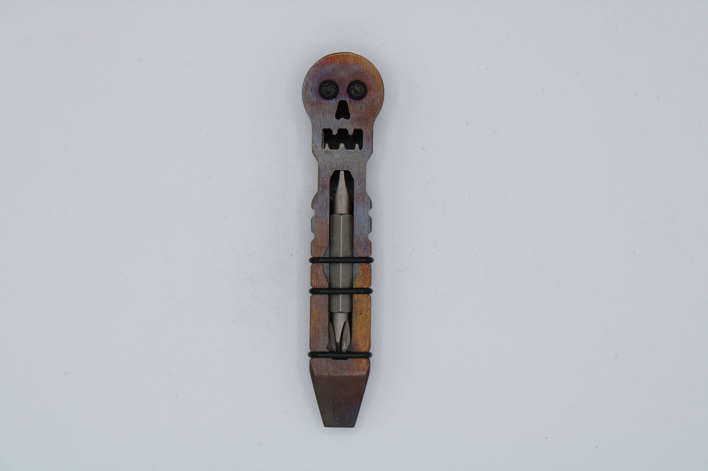 Teale Designs Tools Stainless Skull Pry - Flamed