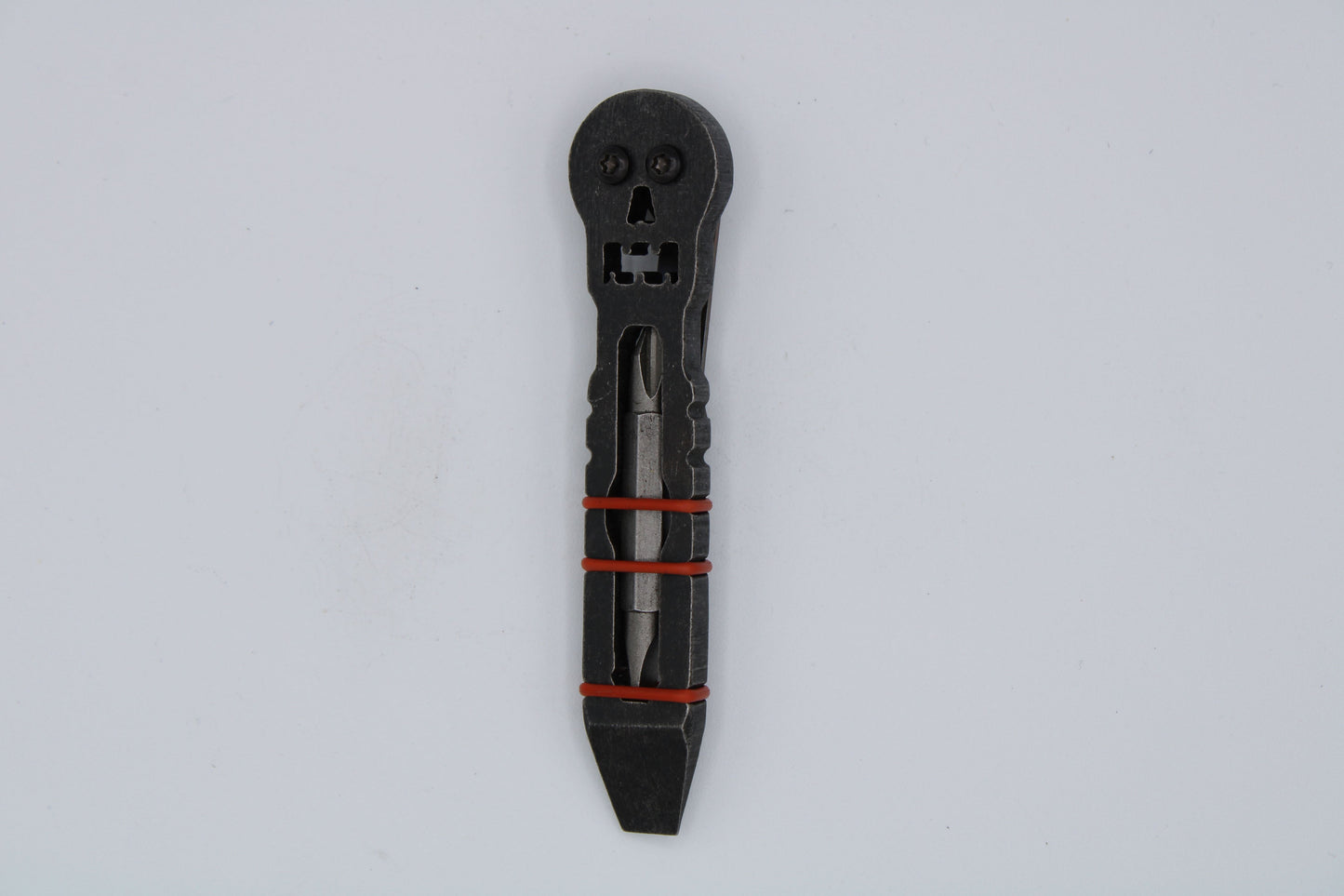 Teale Designs Tools Stainless Skull Pry - Black Oxide Flamed
