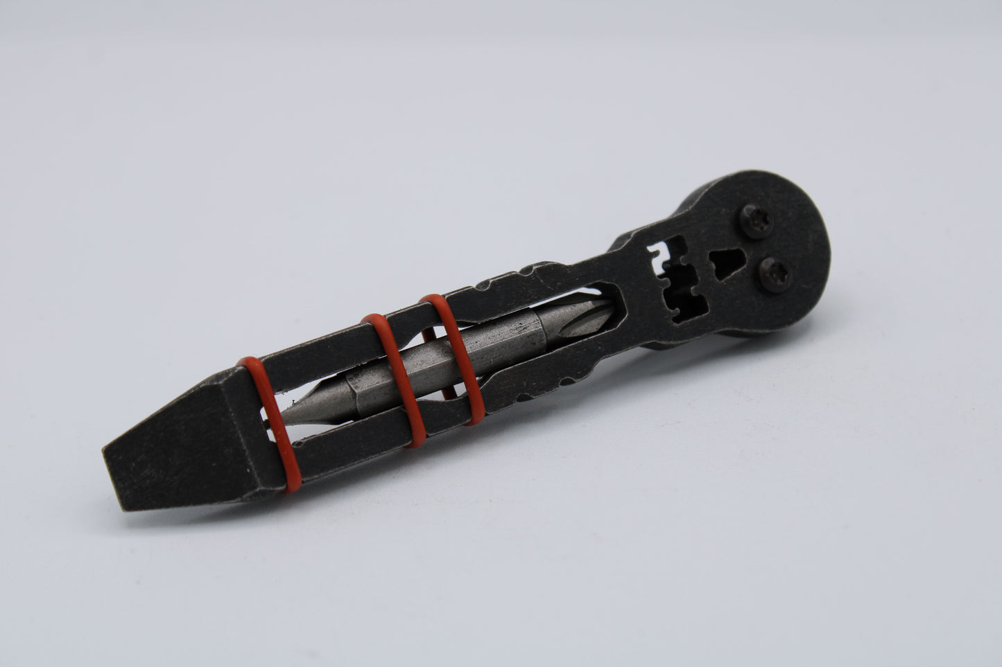 Teale Designs Tools Stainless Skull Pry - Black Oxide Flamed