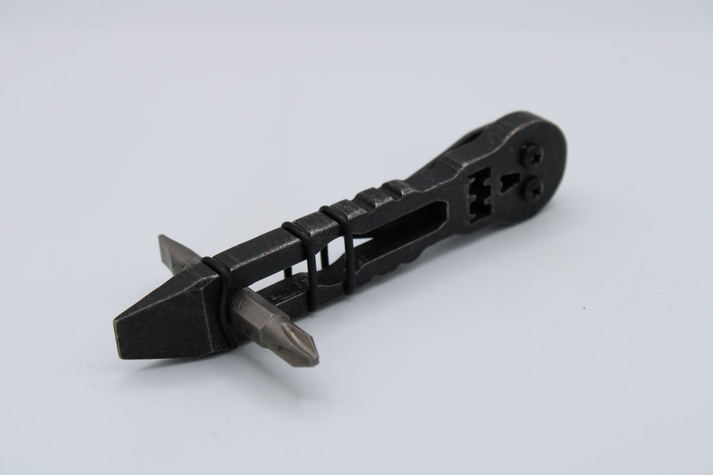 Teale Designs Tools Stainless Skull Pry - Tumbled Black Oxide