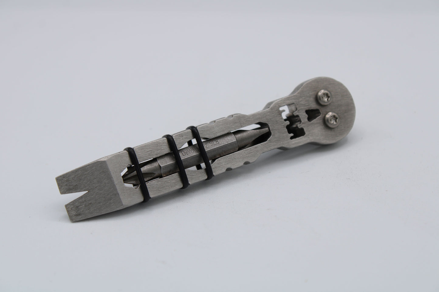 Teale Designs Tools Stainless Skull Fork Pry - Polished