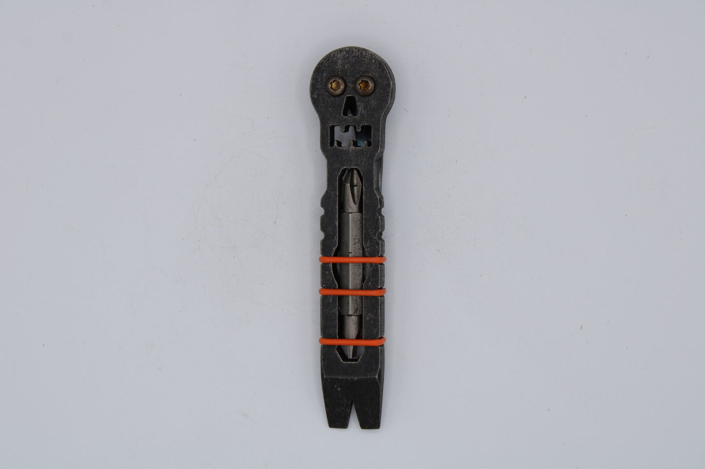 Teale Designs Tools Stainless Skull Fork Pry - Tumbled Black Oxide