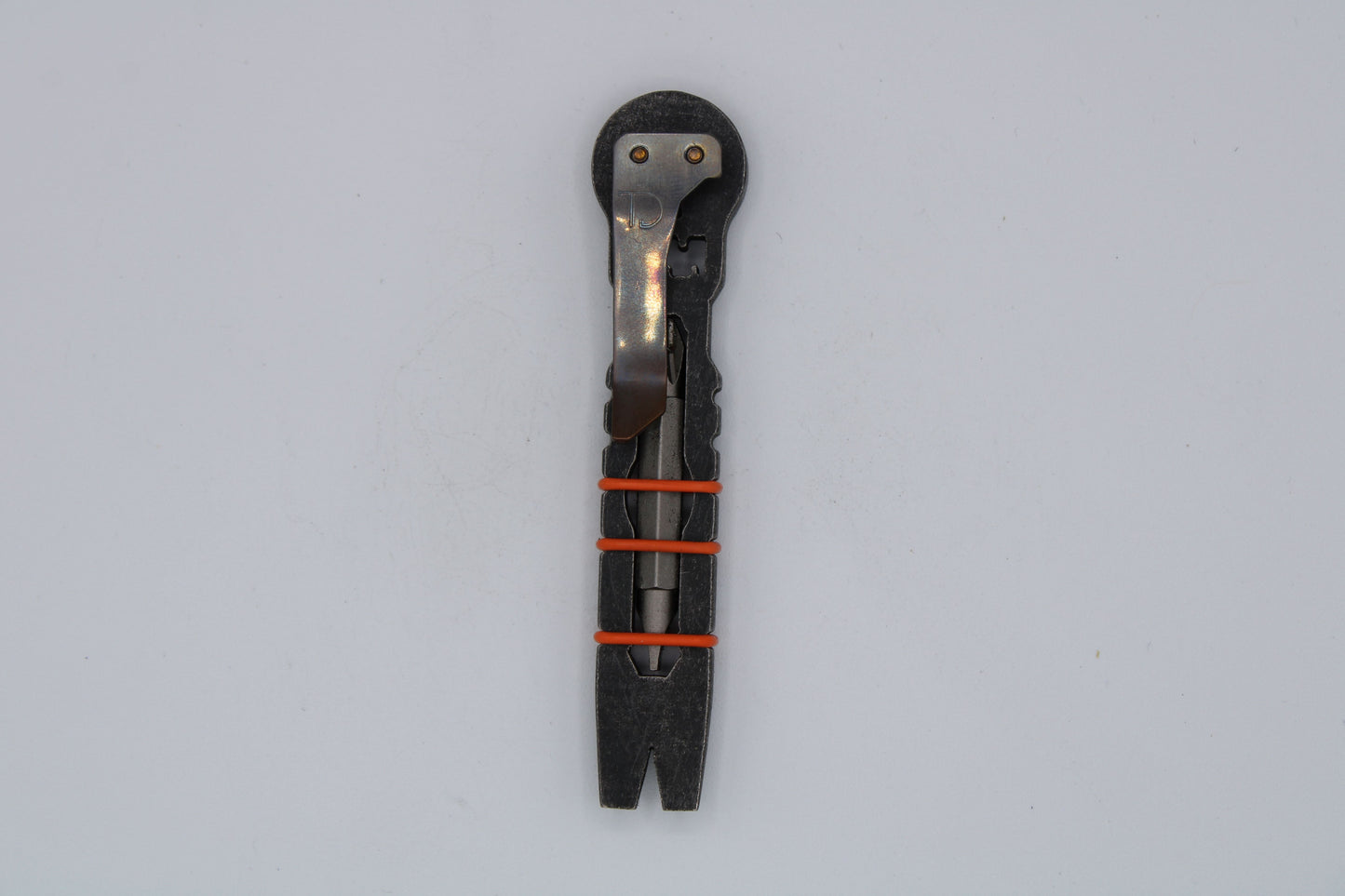 Teale Designs Tools Stainless Skull Fork Pry - Tumbled Black Oxide