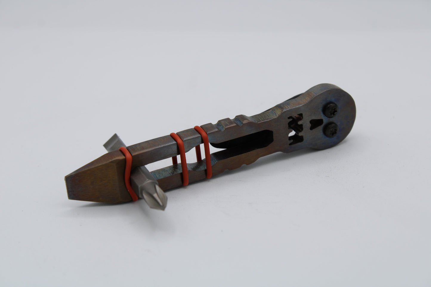 Teale Designs Tools Stainless Skull Pry - Hammer Flamed
