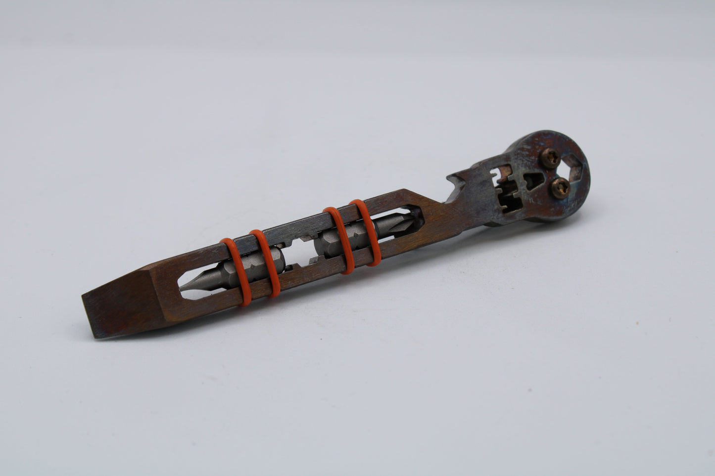 Teale Designs Tools Stainless Skull Pop Pry - Flamed