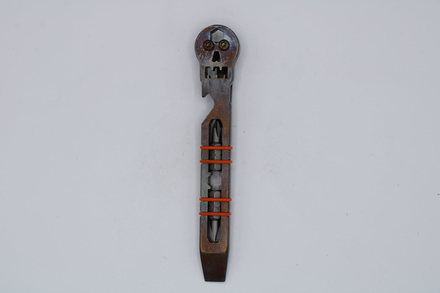 Teale Designs Tools Stainless Skull Pop Pry - Flamed