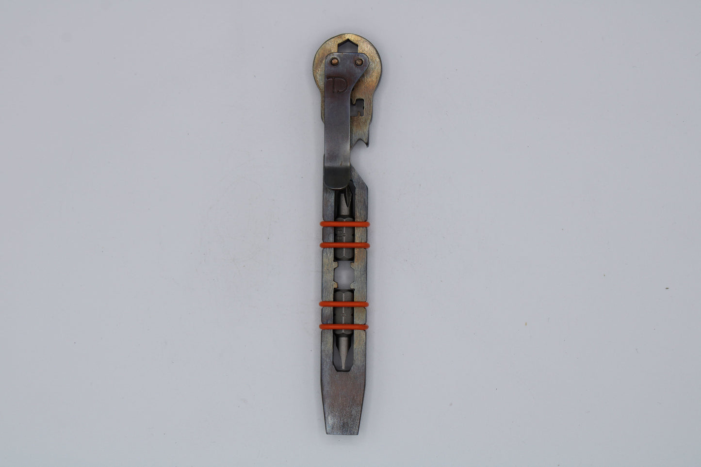 Teale Designs Tools Stainless Skull Pop Pry - Flamed