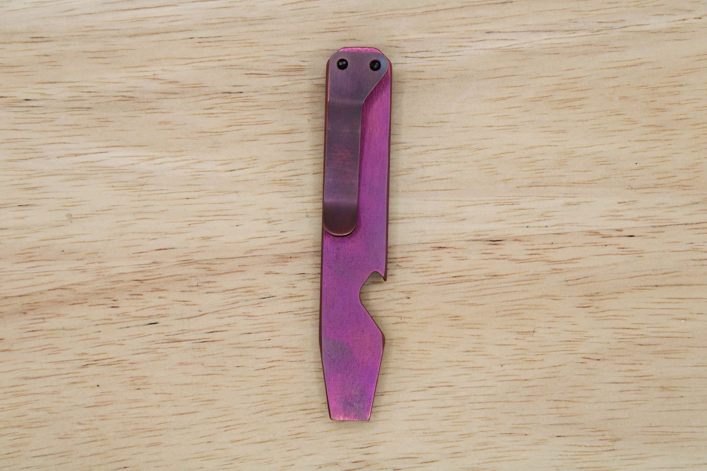 Teale Designs Tools Stocky Titanium Pocket Pry Bar - Pink
