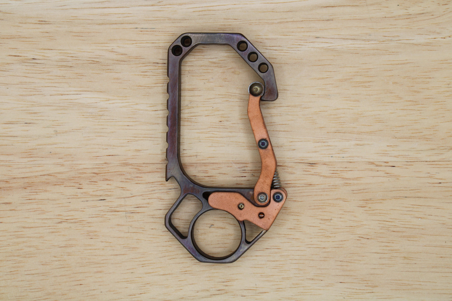 TD Titanium Carabiner - Bronze Ano Copper Cate