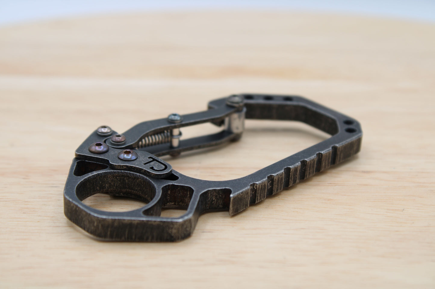 TD Stainless Carabiner - Tumbled Black Oxide