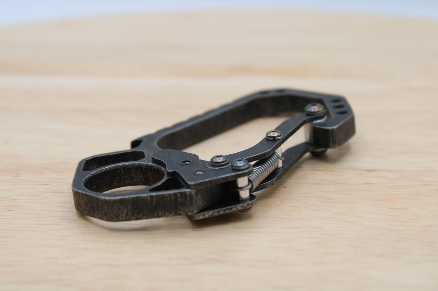 TD Stainless Carabiner - Tumbled Black Oxide