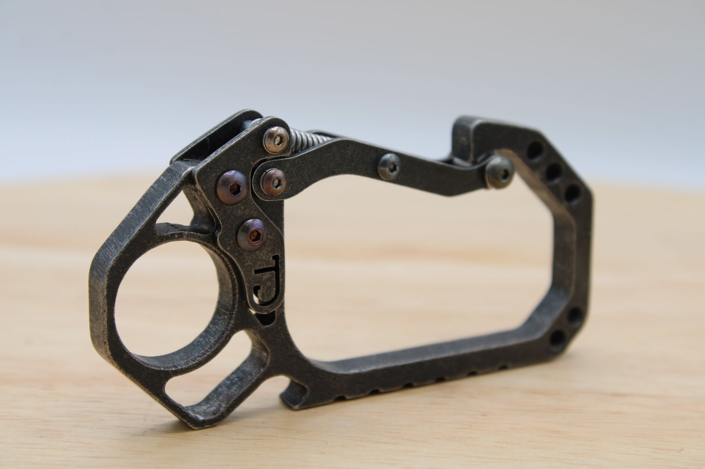 TD Stainless Carabiner - Tumbled Black Oxide