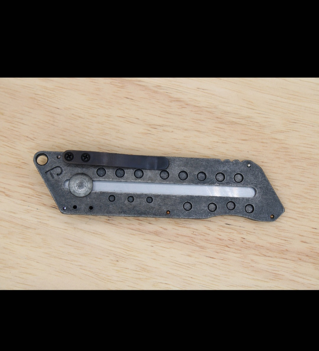 TD Tools 18MM Snap Knife with Titanium Pocket Clip