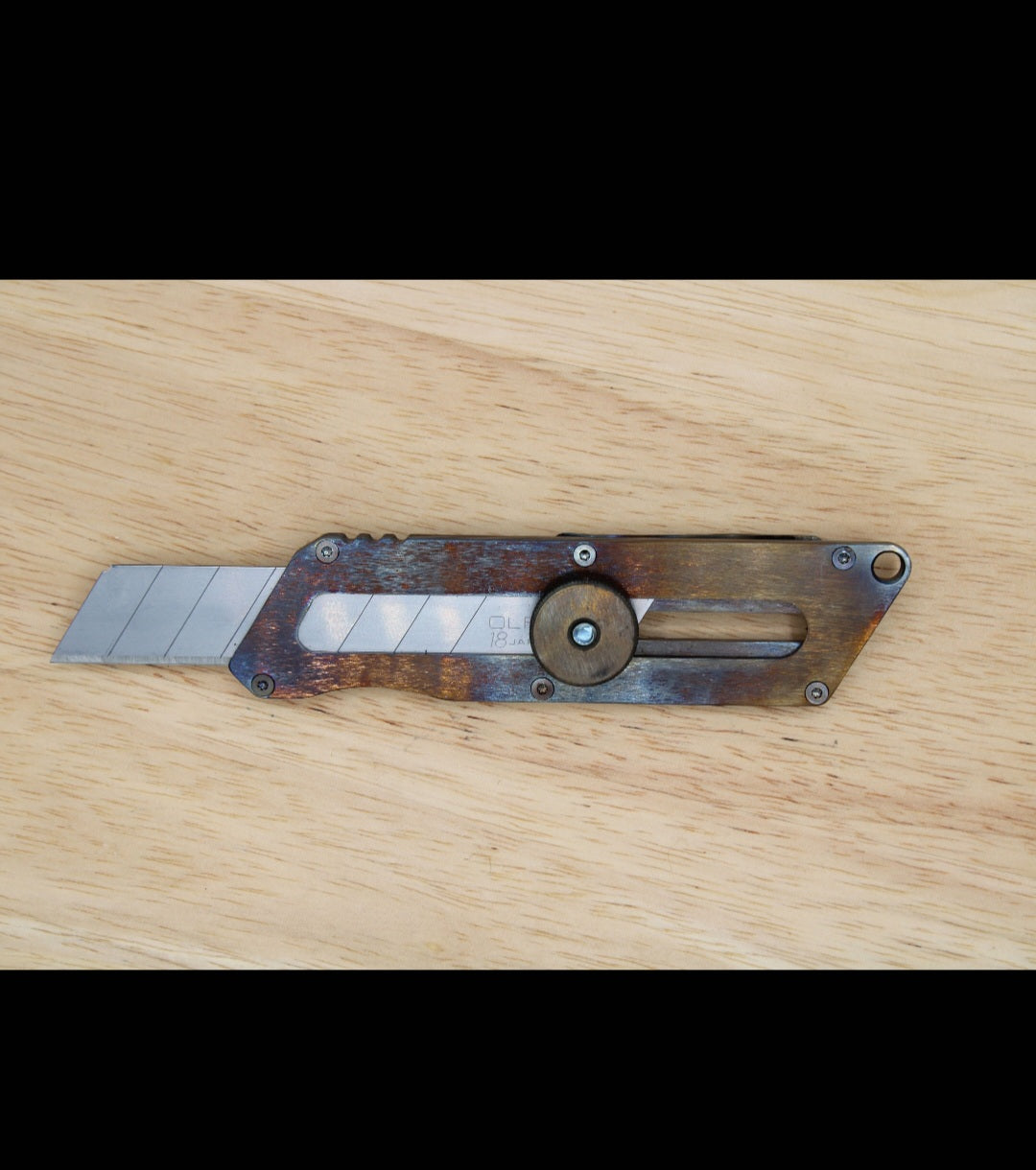 TD Tools 18MM Snap Knife with Titanium Pocket Clip