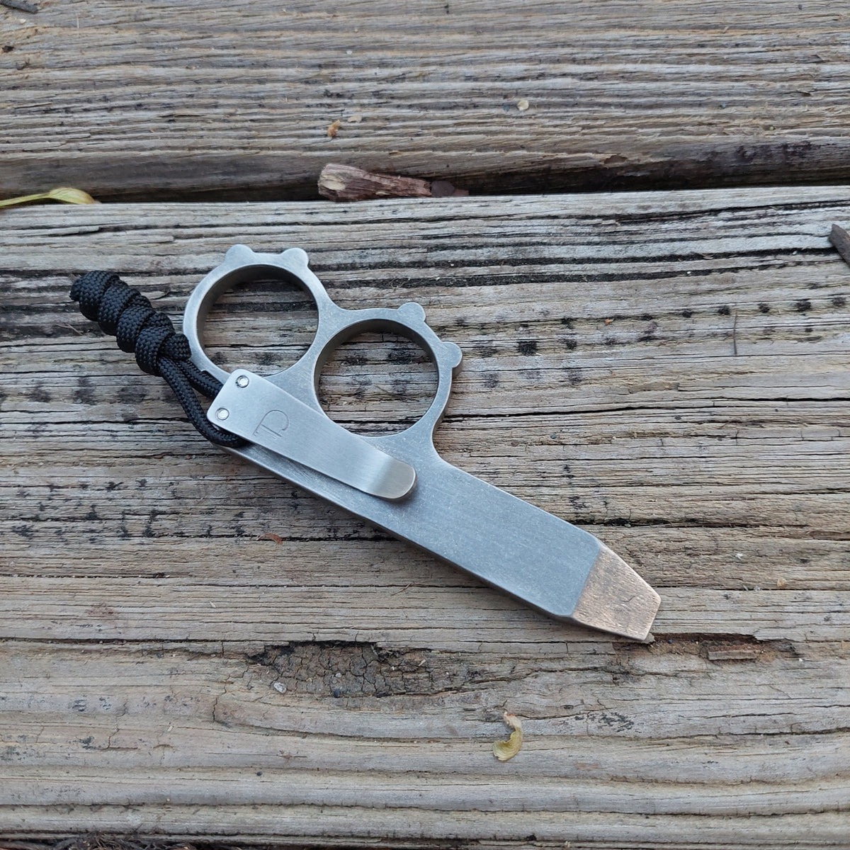 Teale Designs Tools Double Ring Pocket Pry Bar  - Polished