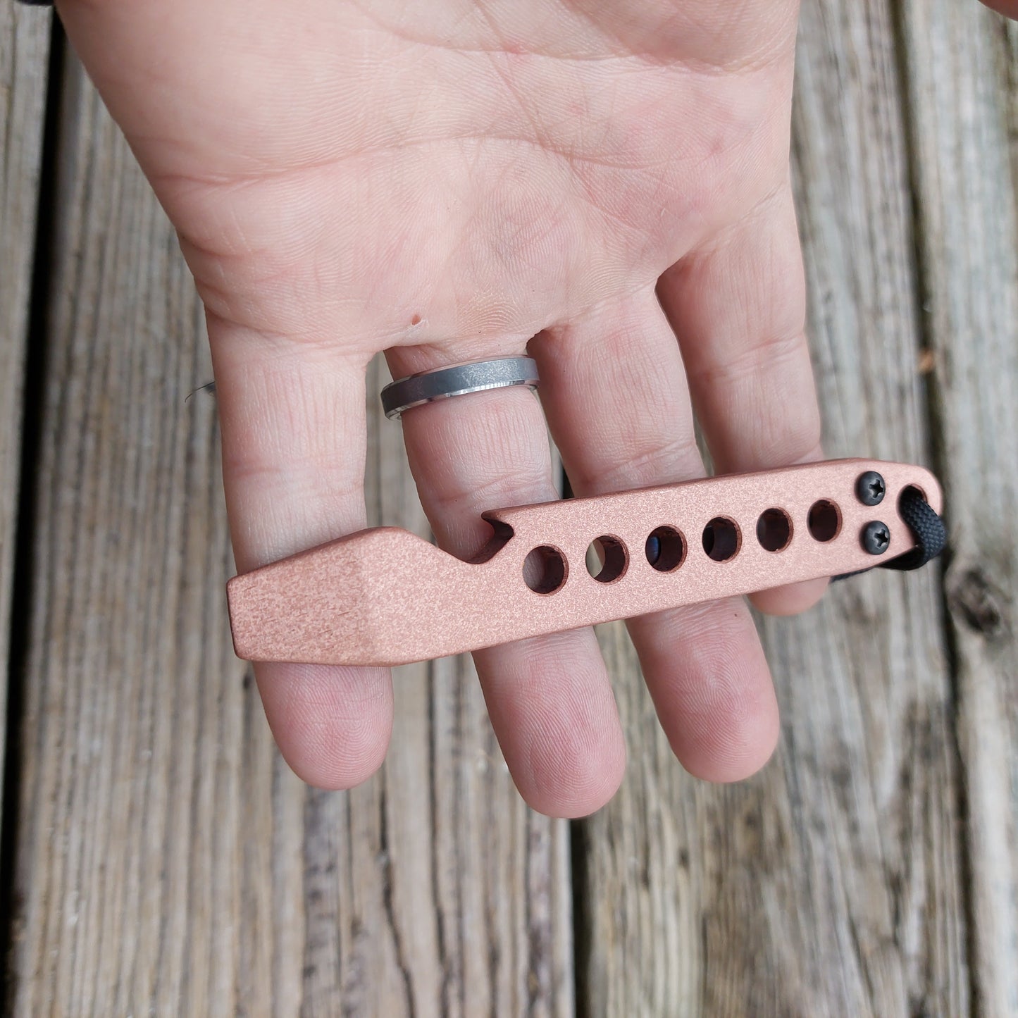 Teale Designs Tools Pocket Pry Bar - Bead Blasted Copper