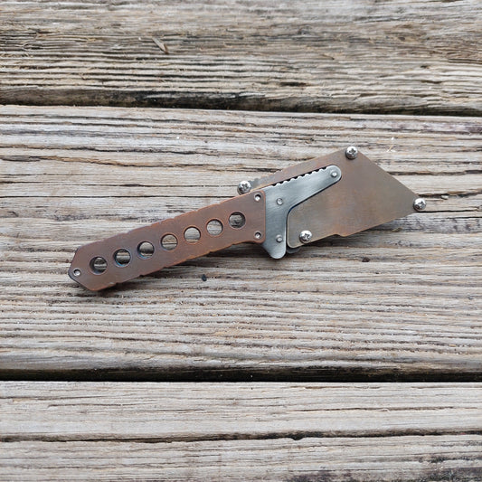 Teale Designs Tools Mini Fixed Utility Knife - Polished/Flamed
