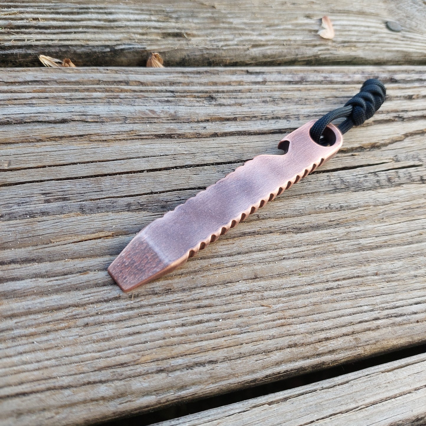 Teale Designs Tools Pocket Pry Bar - Jimped Copper