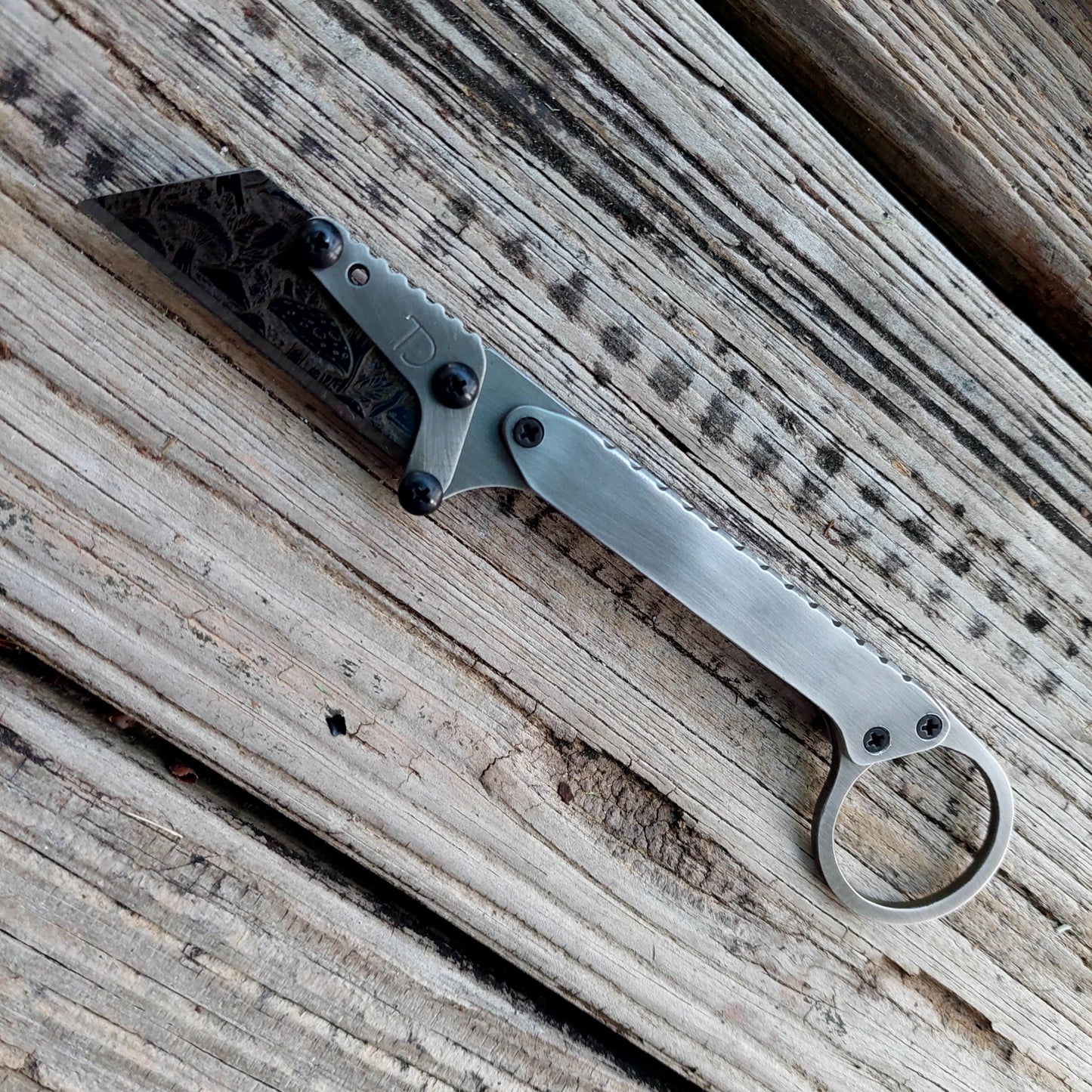 Teale Designs Tools Karambit  Safety Ring Style Fixed Utility Knife - Random