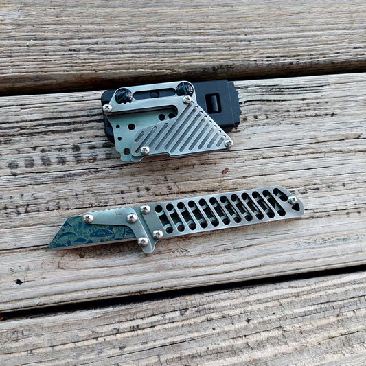 Teale Designs ToolsFixed Utility Knife - Polished Slots