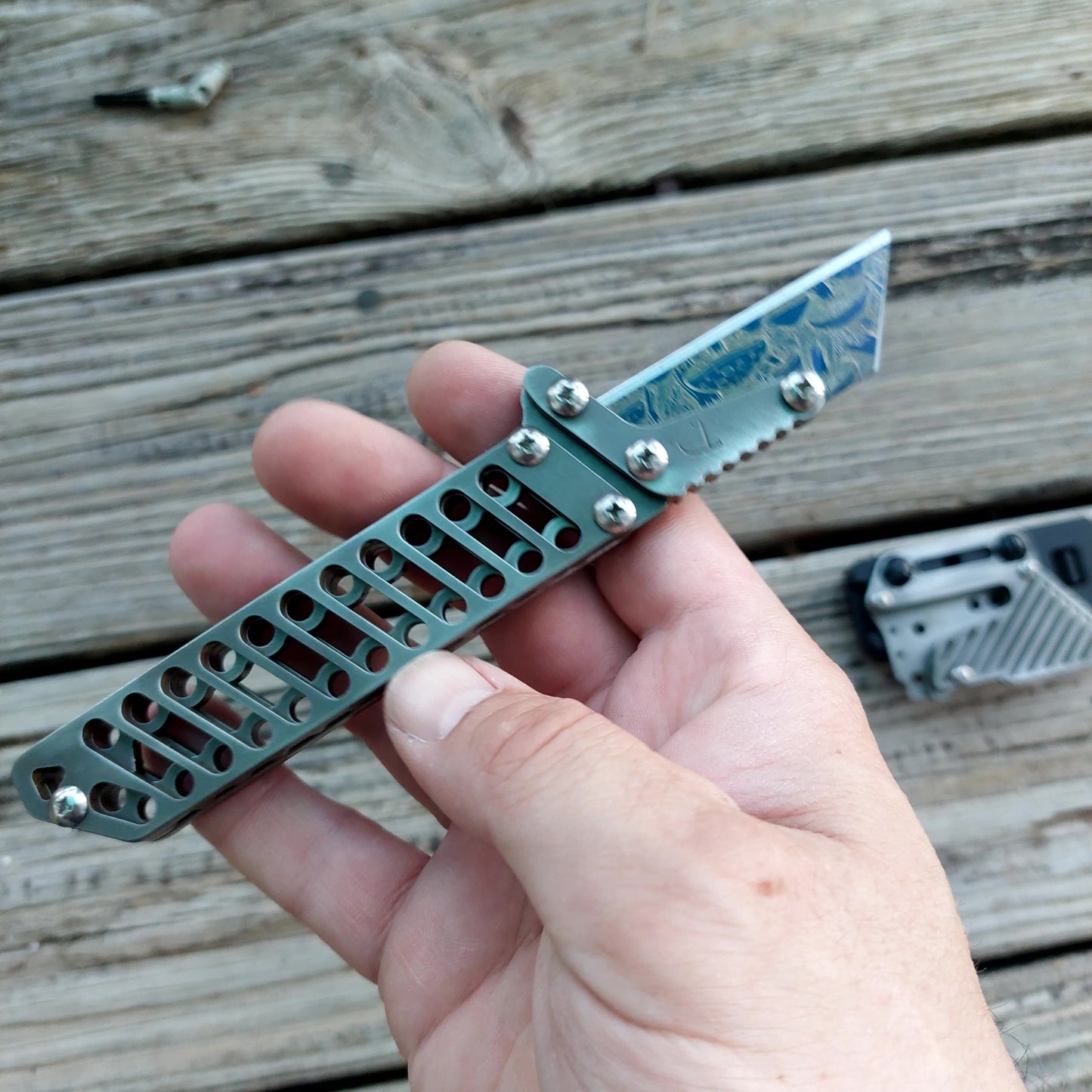 Teale Designs ToolsFixed Utility Knife - Polished Slots