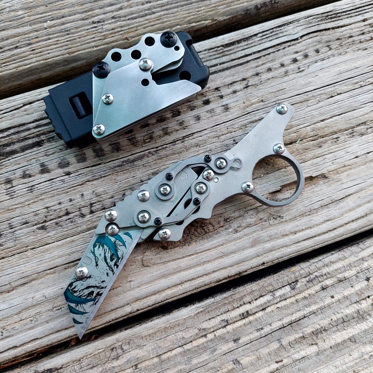 Teale Designs Tools Utility Push Knife U.P.K. - Polished