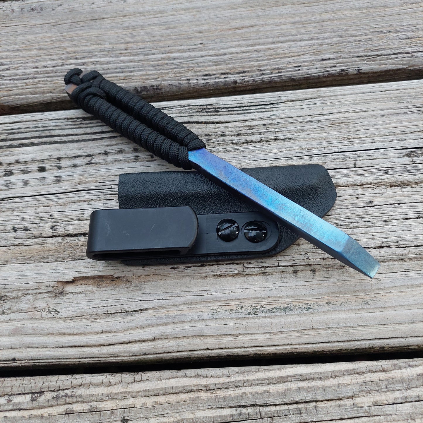 Tactical Flathead Prybar Screwdriver Breacher with IWB Kydex Holster