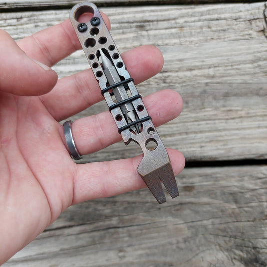 Teale Designs Tools Straight Pry - Perf Flamed