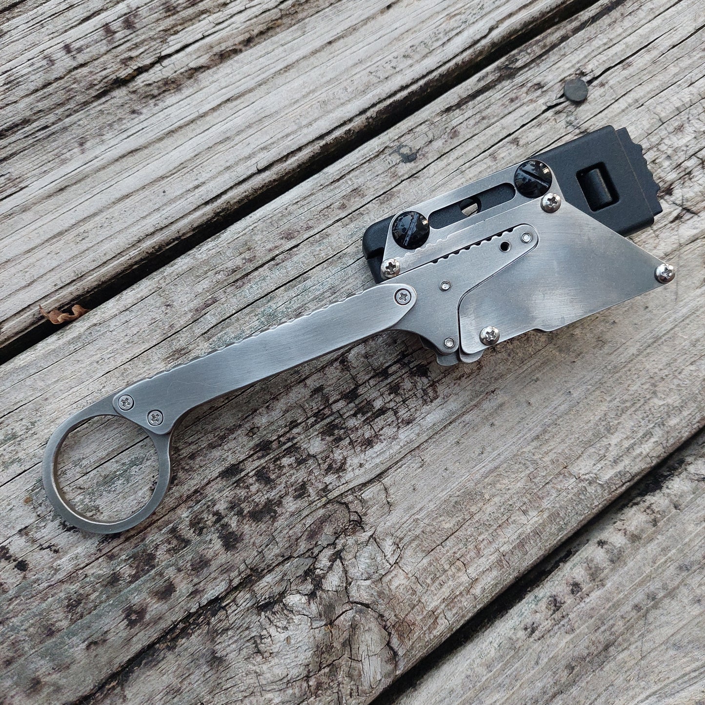 Teale Designs Tools Karambit  Safety Ring Style Fixed Utility Knife - Random