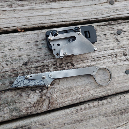 Teale Designs Tools Karambit  Safety Ring Style Fixed Utility Knife - Random