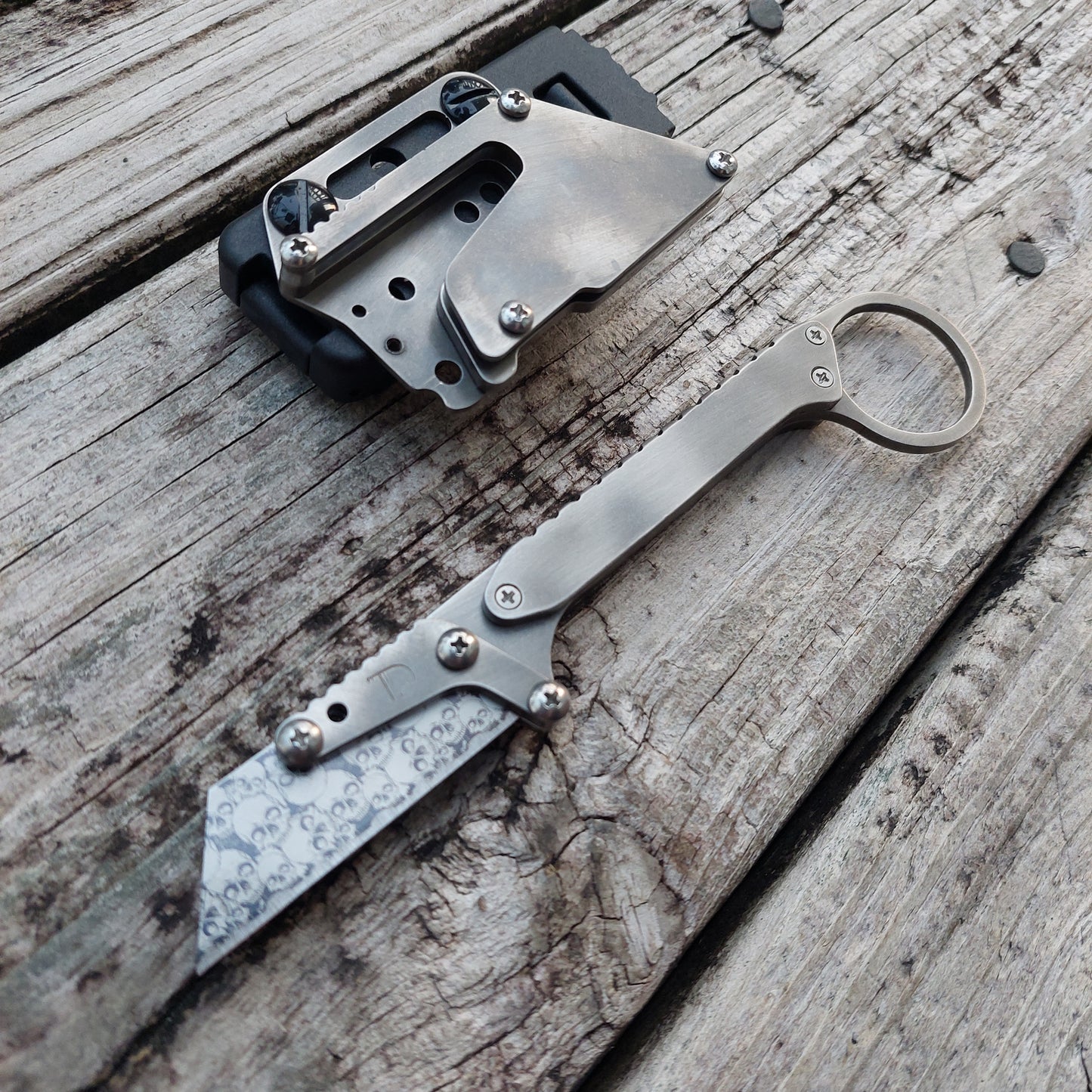 Teale Designs Tools Karambit  Safety Ring Style Fixed Utility Knife - Random