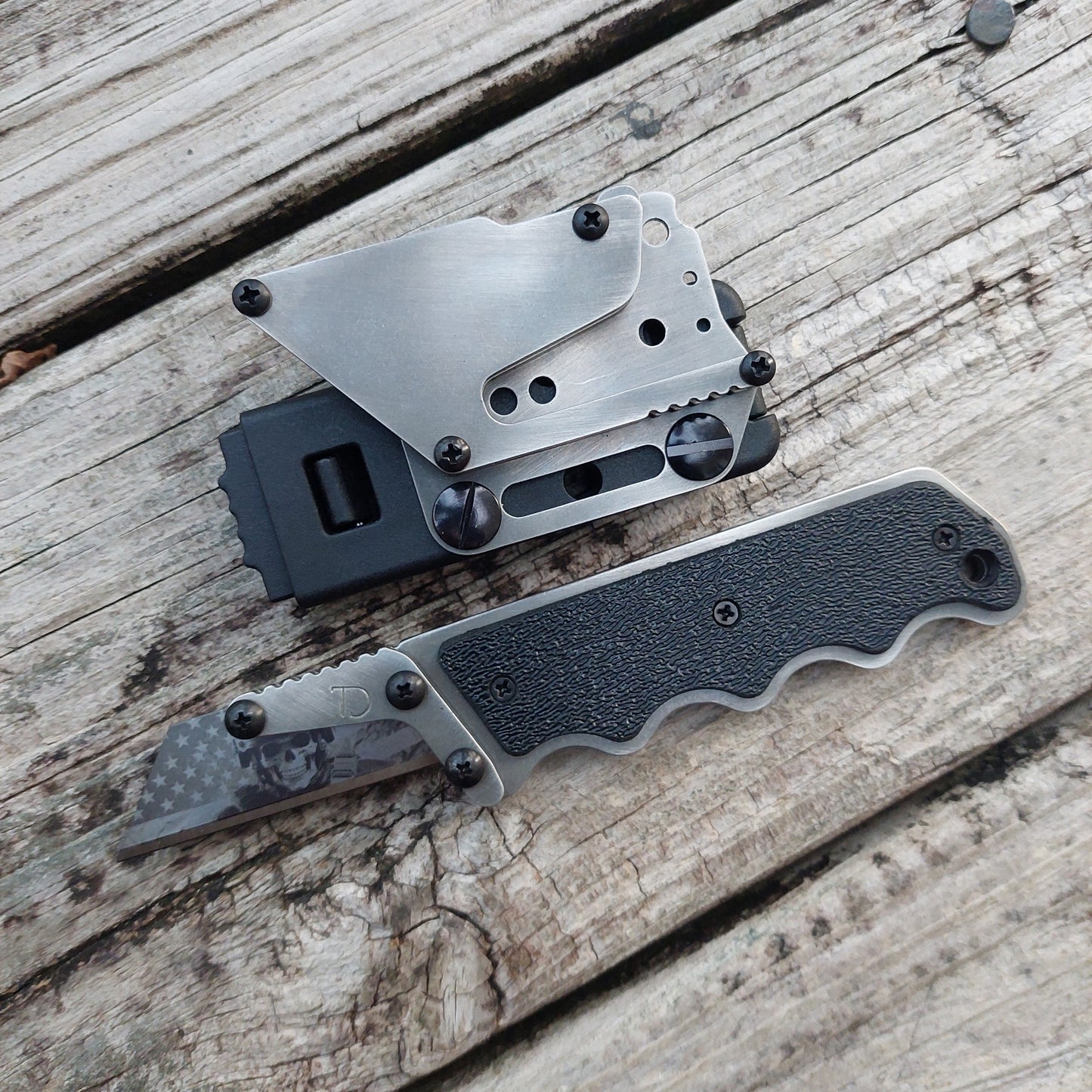 Teale Designs Tools Contour Fixed Utility Knife - Black Textured ABS