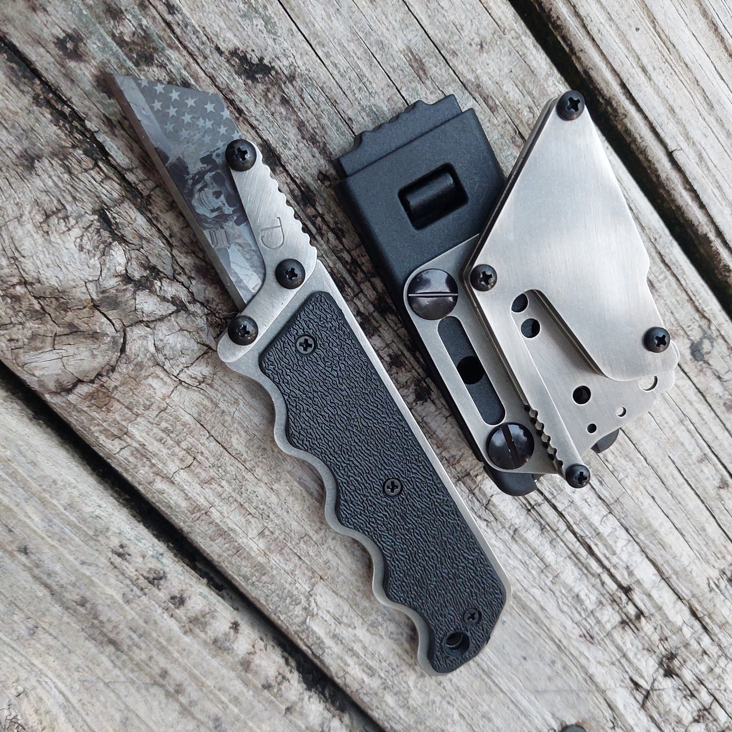 Teale Designs Tools Contour Fixed Utility Knife - Black Textured ABS
