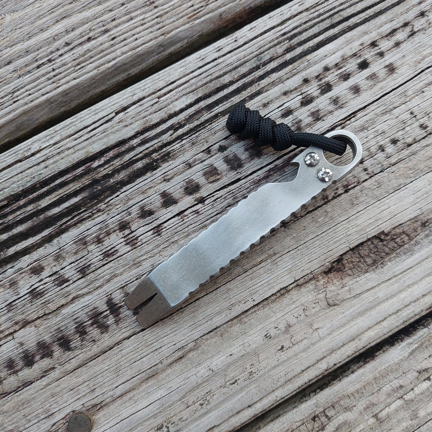 Teale Designs Tools Straight Pry - Polished Knurls Fork