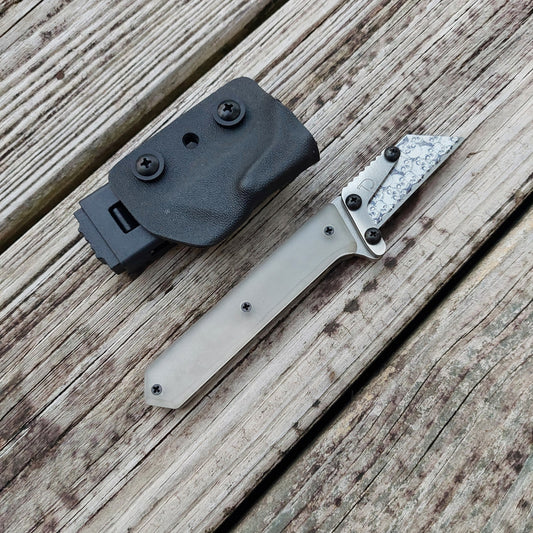 Teale Designs Tools Fixed Utility Knife - Frosted Acrylic