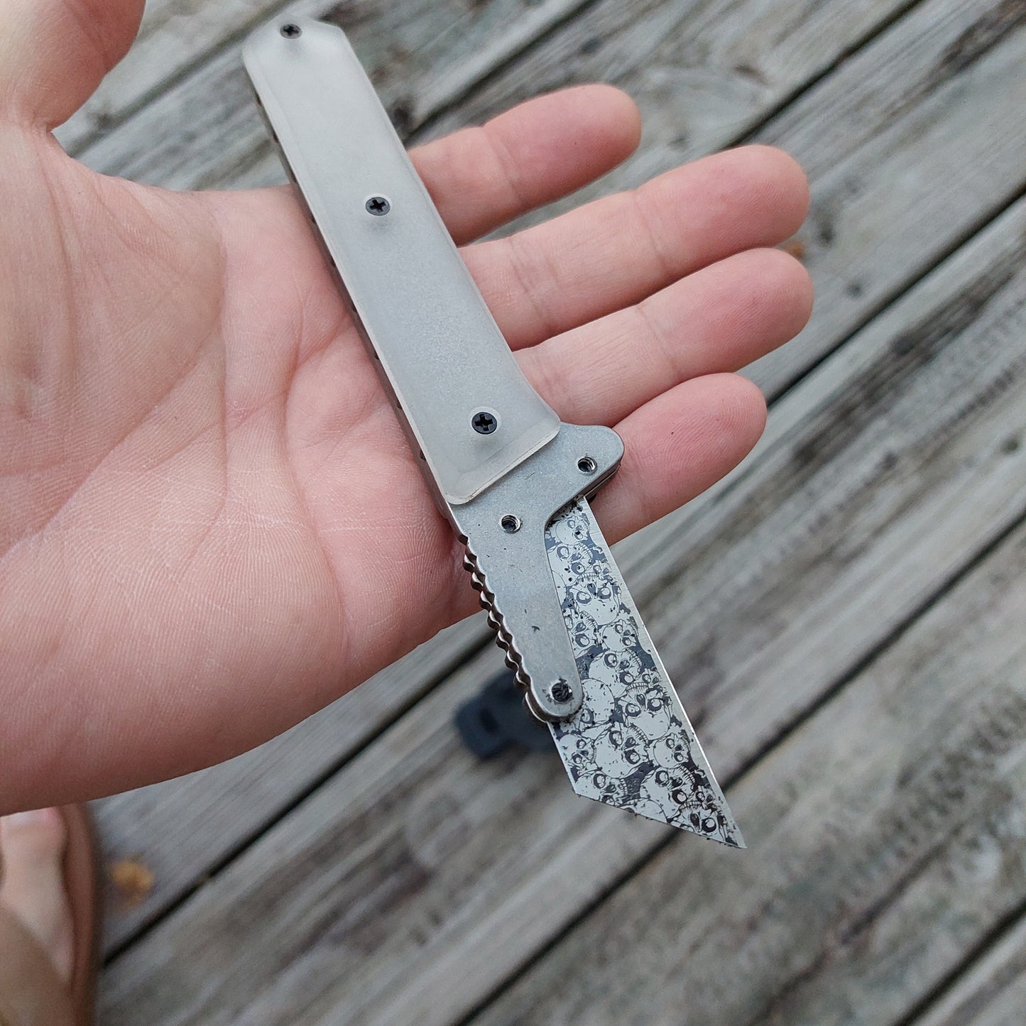Teale Designs Tools Fixed Utility Knife - Frosted Acrylic