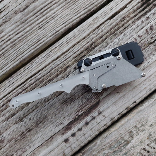 Teale Designs Tools Slim Fixed Utility Knife - Frosted Acrylic