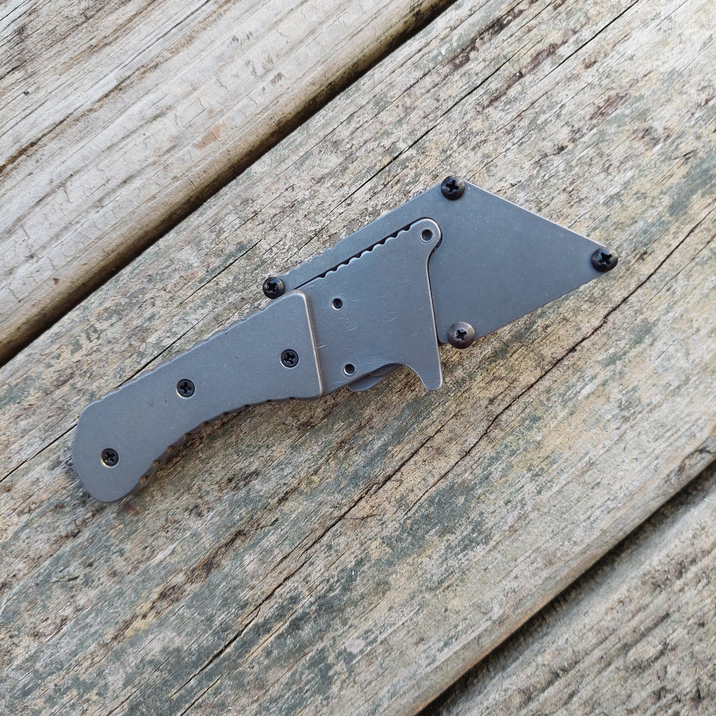 Teale Designs Tools Fixed Utility Knife - Mini Curve Stonewashed