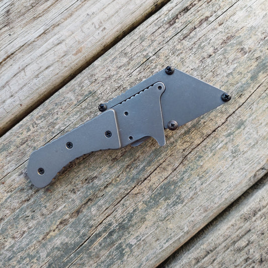 Teale Designs Tools Fixed Utility Knife - Mini Curve Stonewashed
