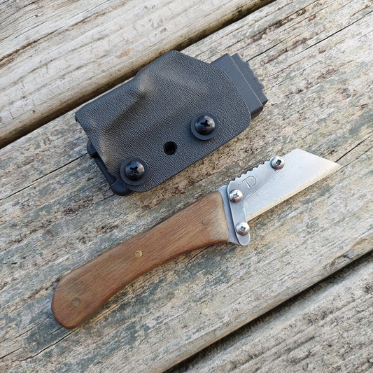 Teale Designs Tools Curve Fixed Utility Knife - Oak