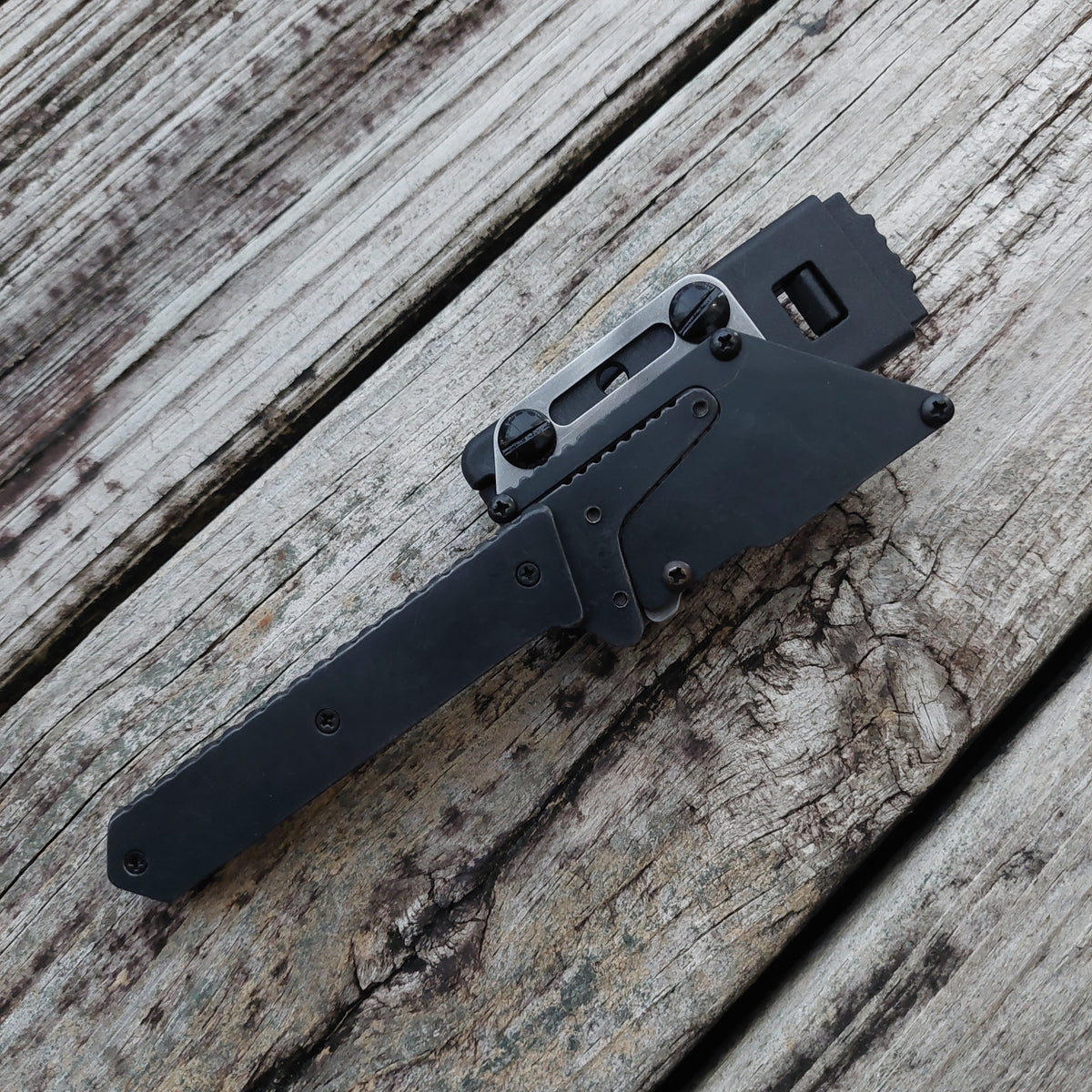 Teale Designs Tools Straight  Fixed Utility Knife - Black Oxide