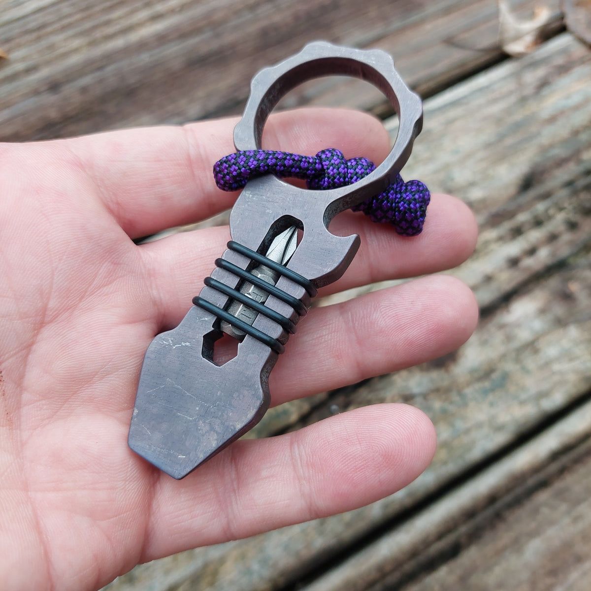 Teale Design Tools CPP Titanium Pry Bar - Purp Titanium