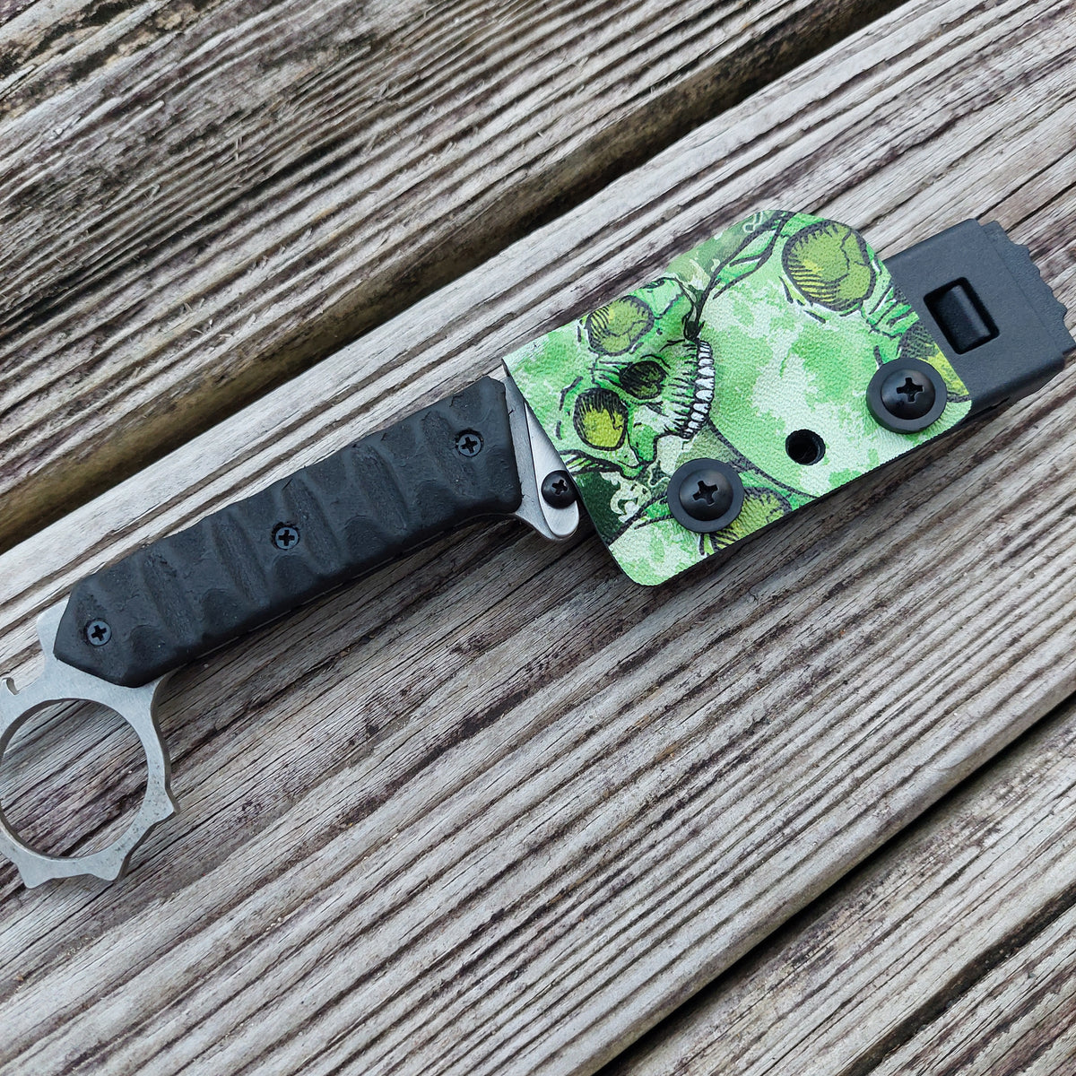 Teale Designs Tools Karambit Safety Ring Style Fixed Utility Knife - Carbon Fiber