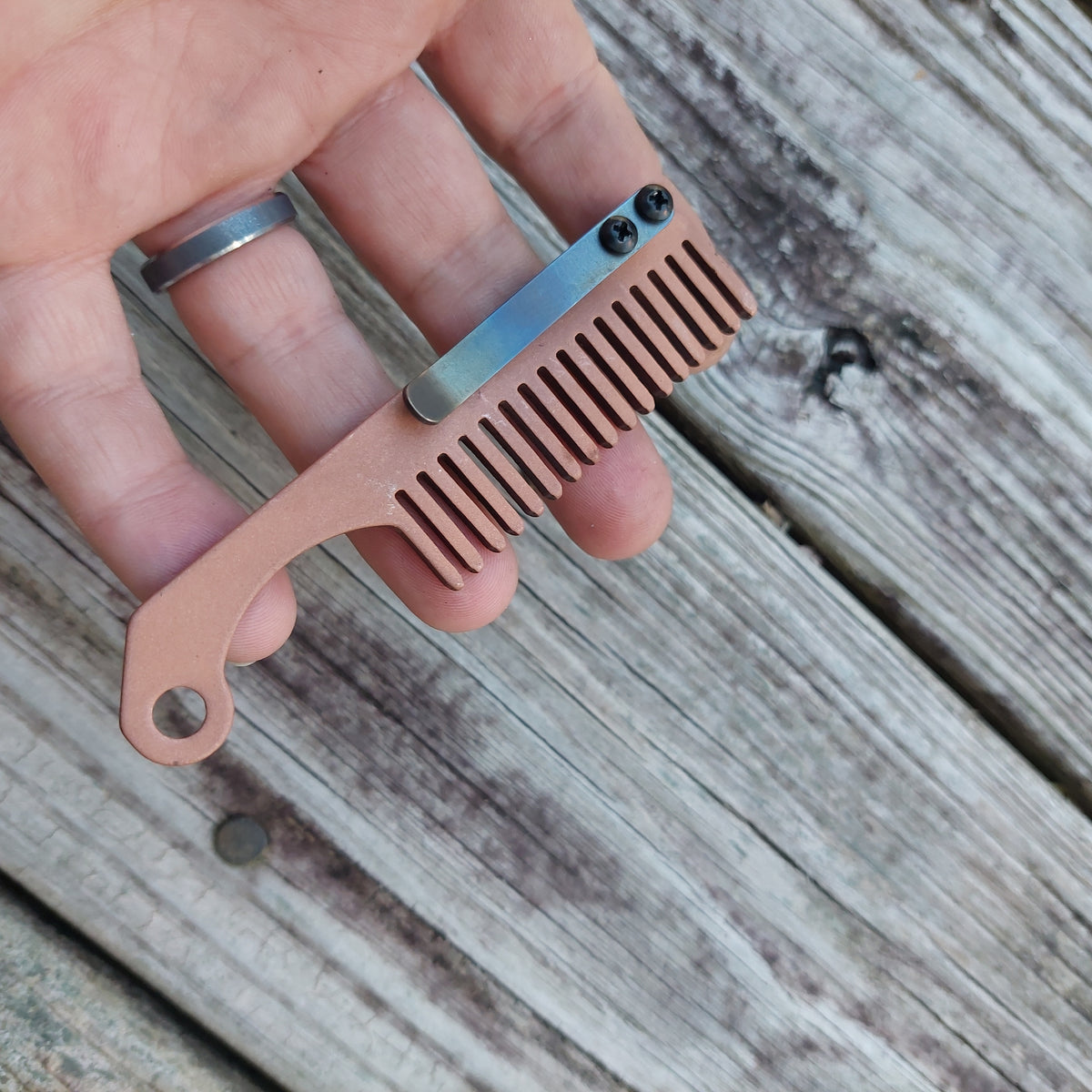 TD Tools Mini Copper EDC Comb