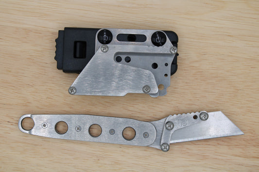 TD Tools Reverse Grip Style Angled Craft Utility Knife -  Brushed
